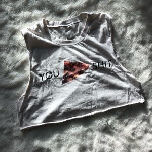 You 🍕 Sh!t cropped top